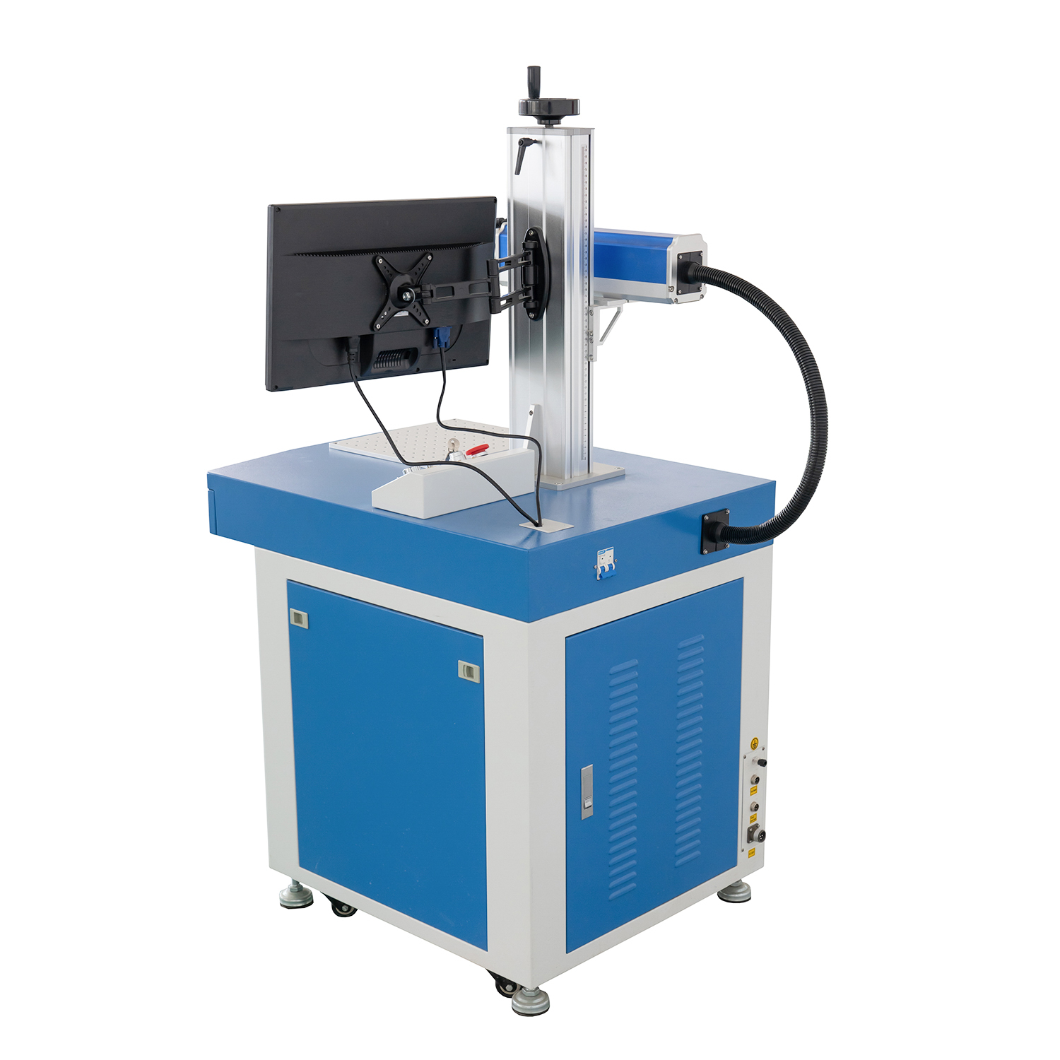 Tragbare Faserlaser-Markierungsmaschine 20w 30w 50w Faserlaser-Markierungsmaschine