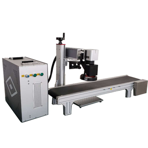 CCD Vision Positioning 20W 30W 50W 60W 100W Faserlaser-Markierungsmaschine mit Förderband und Kamera
